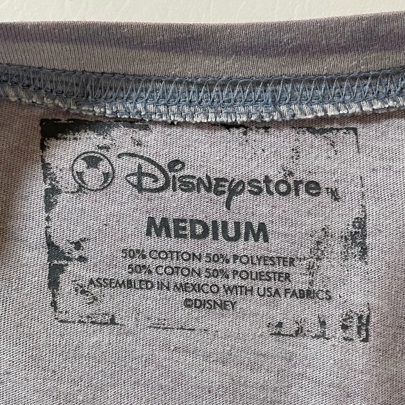 Disney Store “Brash” Mickey Mouse T-shirt Blue Short Sleeve Crewneck Medium - Picture 10 of 10